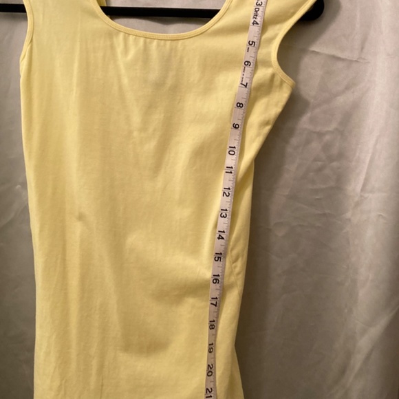 UnderCover Agent by Kathleen Kirkwood Lemon Yellow Camisole Top Shoulder Pads XS - Picture 6 of 6
